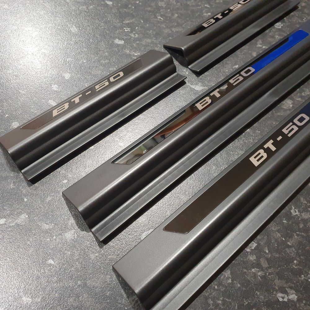 MAZDA BT-50 Premium Door Sill Scuff Plate Set suit 2021-2026