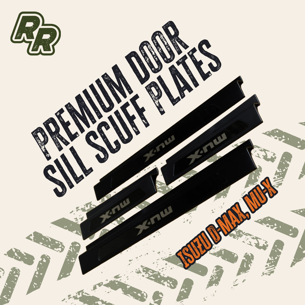 ISUZU Mu-X Premium Door Sill Scuff Plates Suit 10/2021-2026