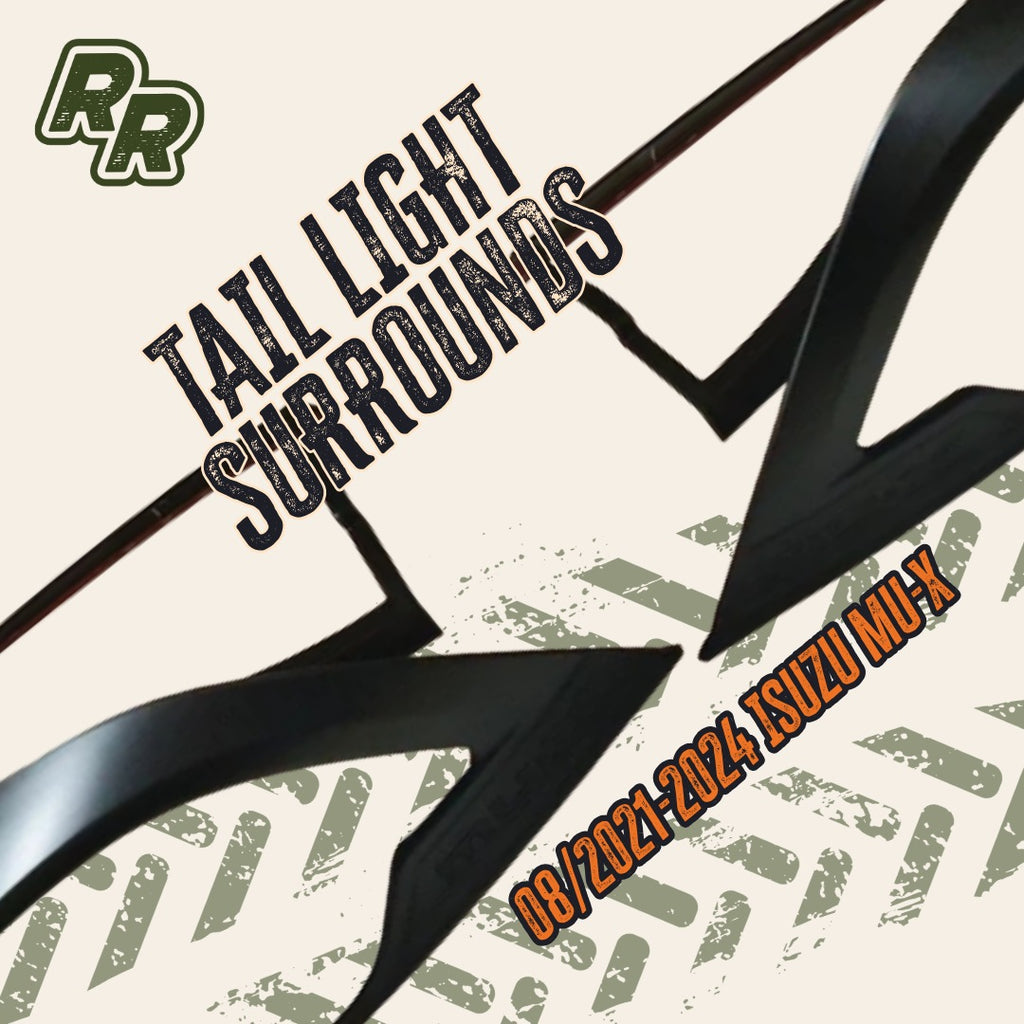 TAIL LIGHT SURROUNDS to suit 08/2021-2024 Isuzu Mu-X