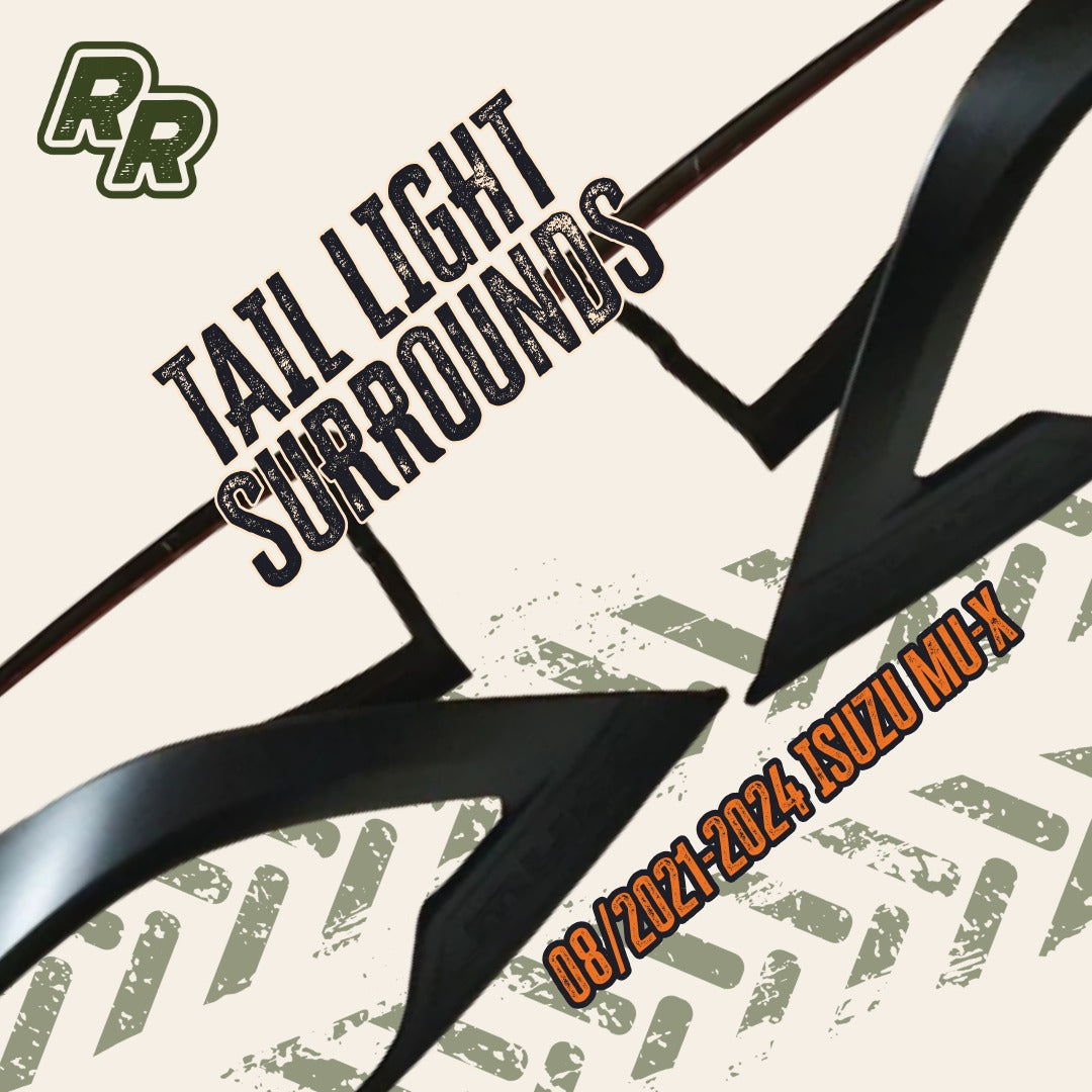 TAIL LIGHT SURROUNDS to suit 08/2021-2024 Isuzu Mu-X
