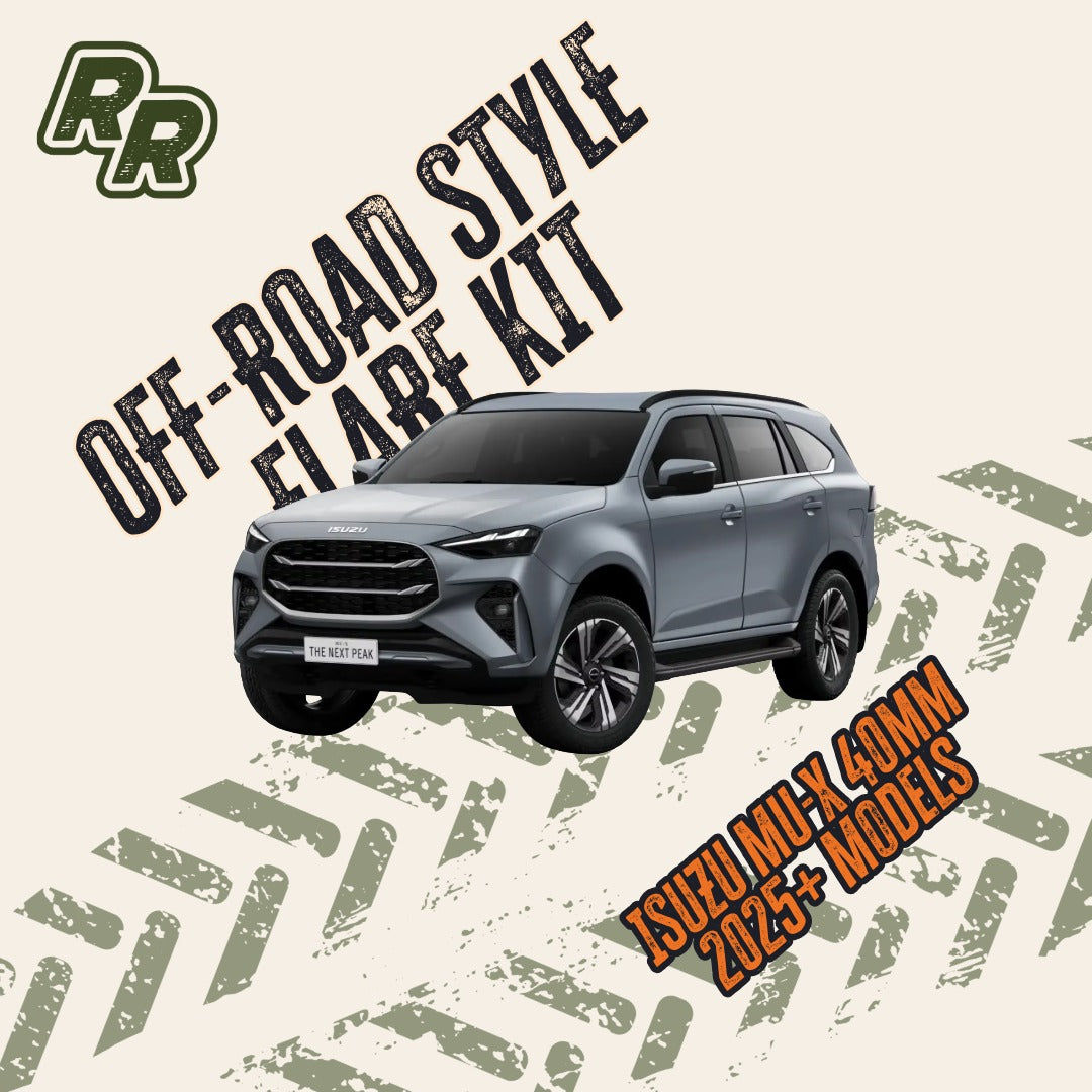 ISUZU Mu-X 40mm FLARE KIT suit New Facelifted 2025+ Models