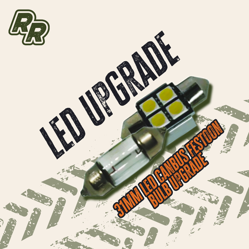 31mm LED CANBUS FESTOON BULB UPGRADE