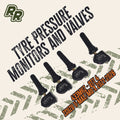 433MHz Tyre Pressure Monitors and Valves x4. Suit (Isuzu D-Max/Mu-X 2021-2026)