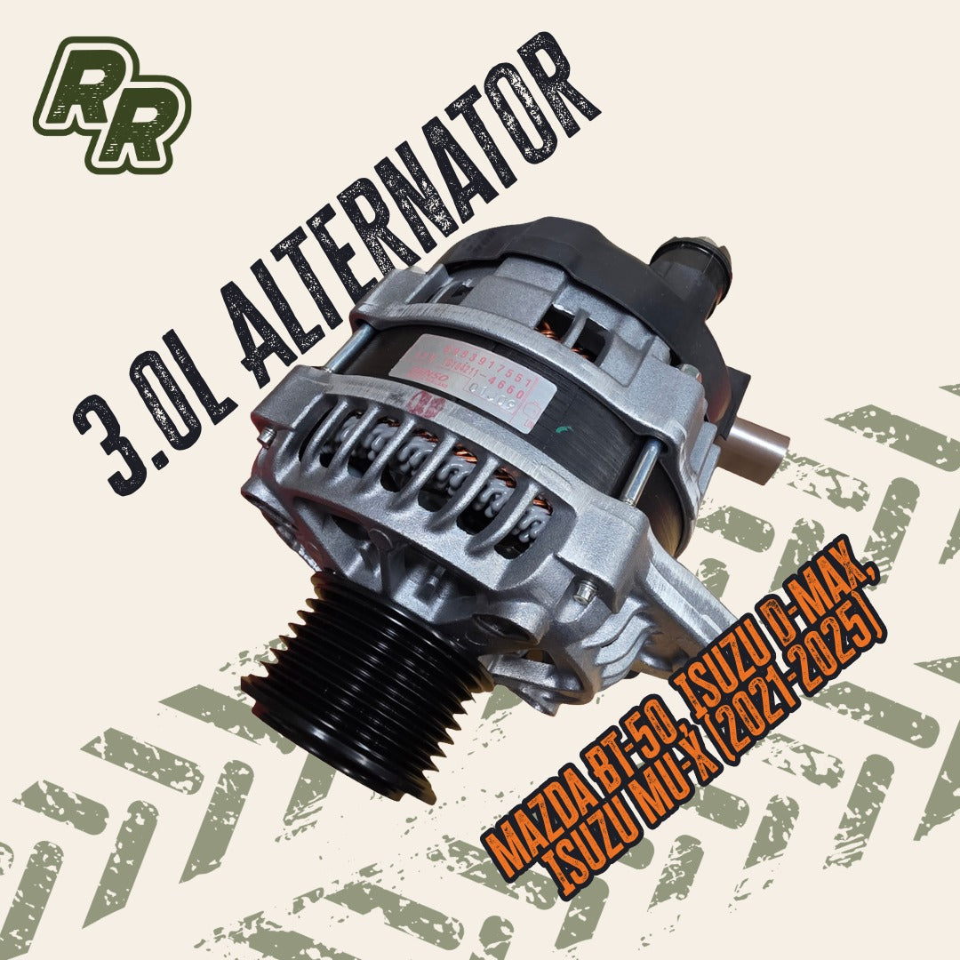 Alternator for Mazda BT-50, Isuzu D-Max, Isuzu Mu-X (2021-2025) 3.0L