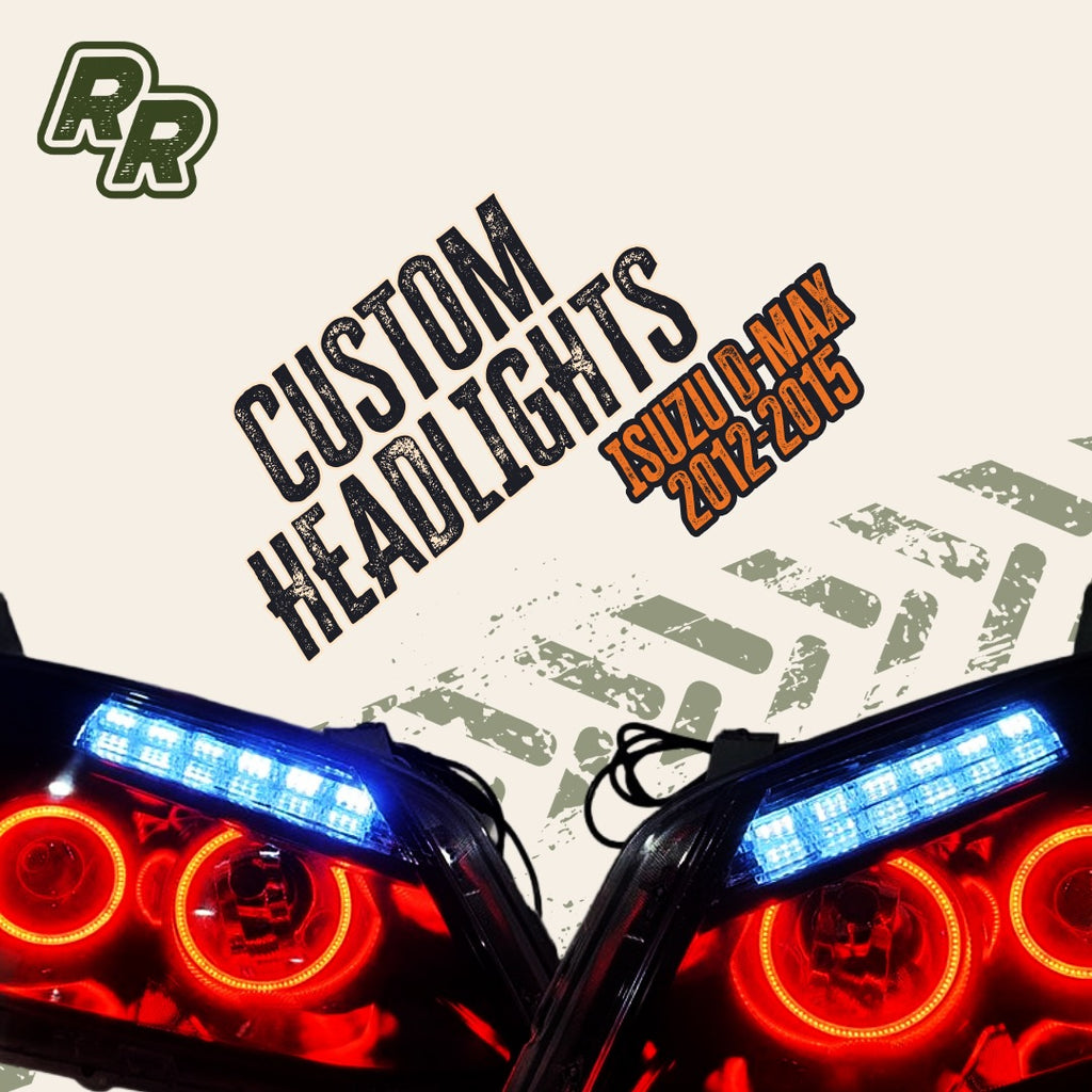 ISUZU DMAX 2012-2015 CUSTOM HEADLIGHTS