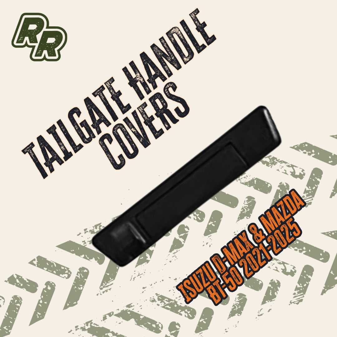 TAILGATE HANDLE COVERS to suit 2021-2025 Isuzu D-Max & Mazda BT-50