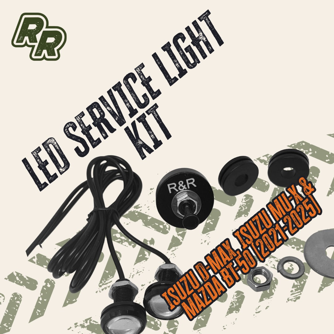 LED SERVICE LIGHT KIT to suit (2021-2025) Isuzu D-Max, Isuzu Mu-X & Mazda BT-50