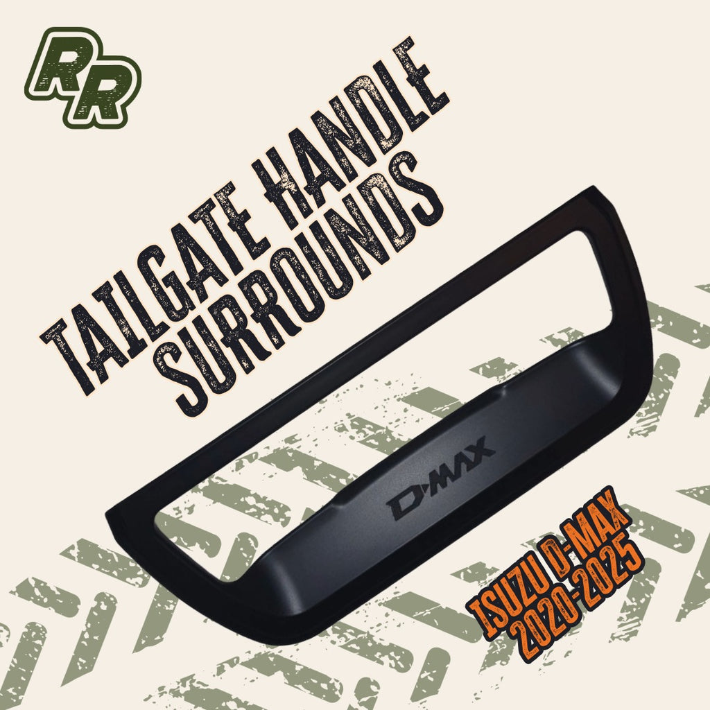 TAILGATE HANDLE SURROUNDS to suit 2020-2025 Isuzu D-Max