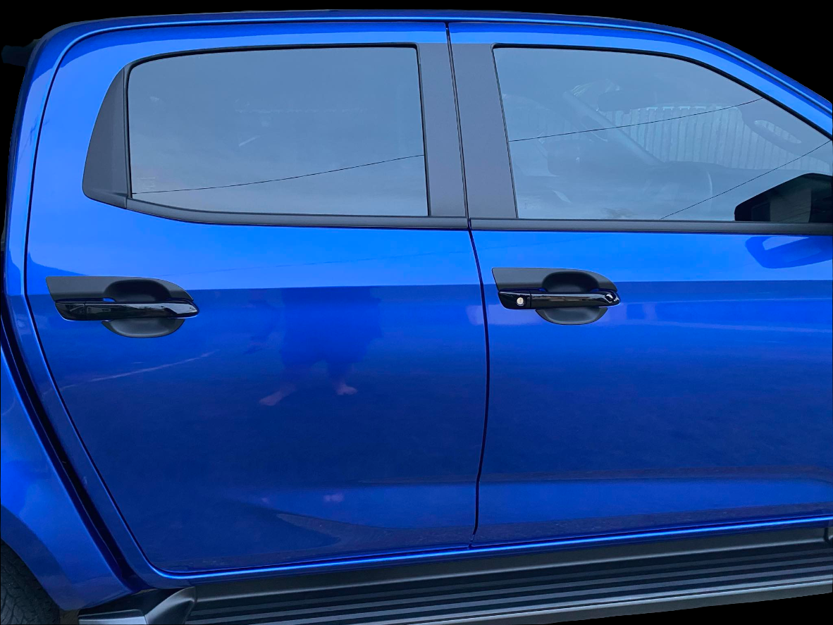 ISUZU D-MAX DOOR HANDLE CUP PROTECTION COVERS to suit 2021-2026