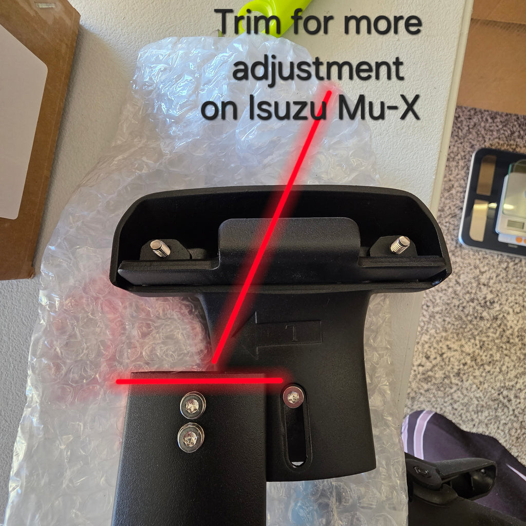 CROSSBARS (pair) to suit 2021-2026 Isuzu D-Max  & Mazda BT-50