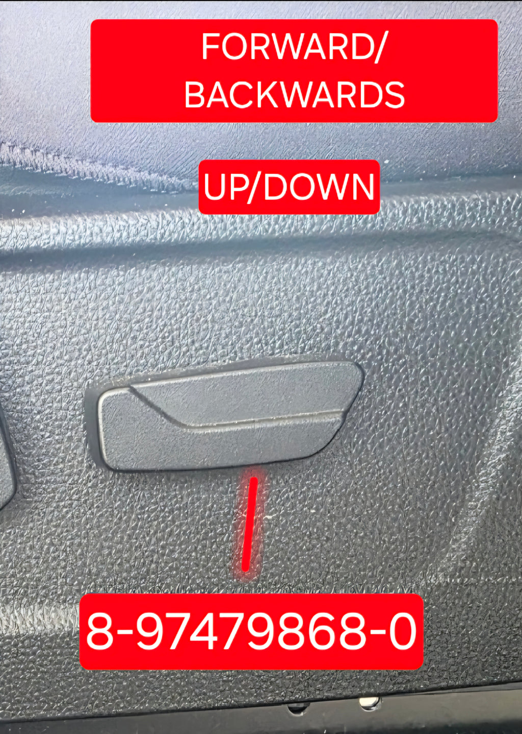 Drivers Side Plastic Switch Covers