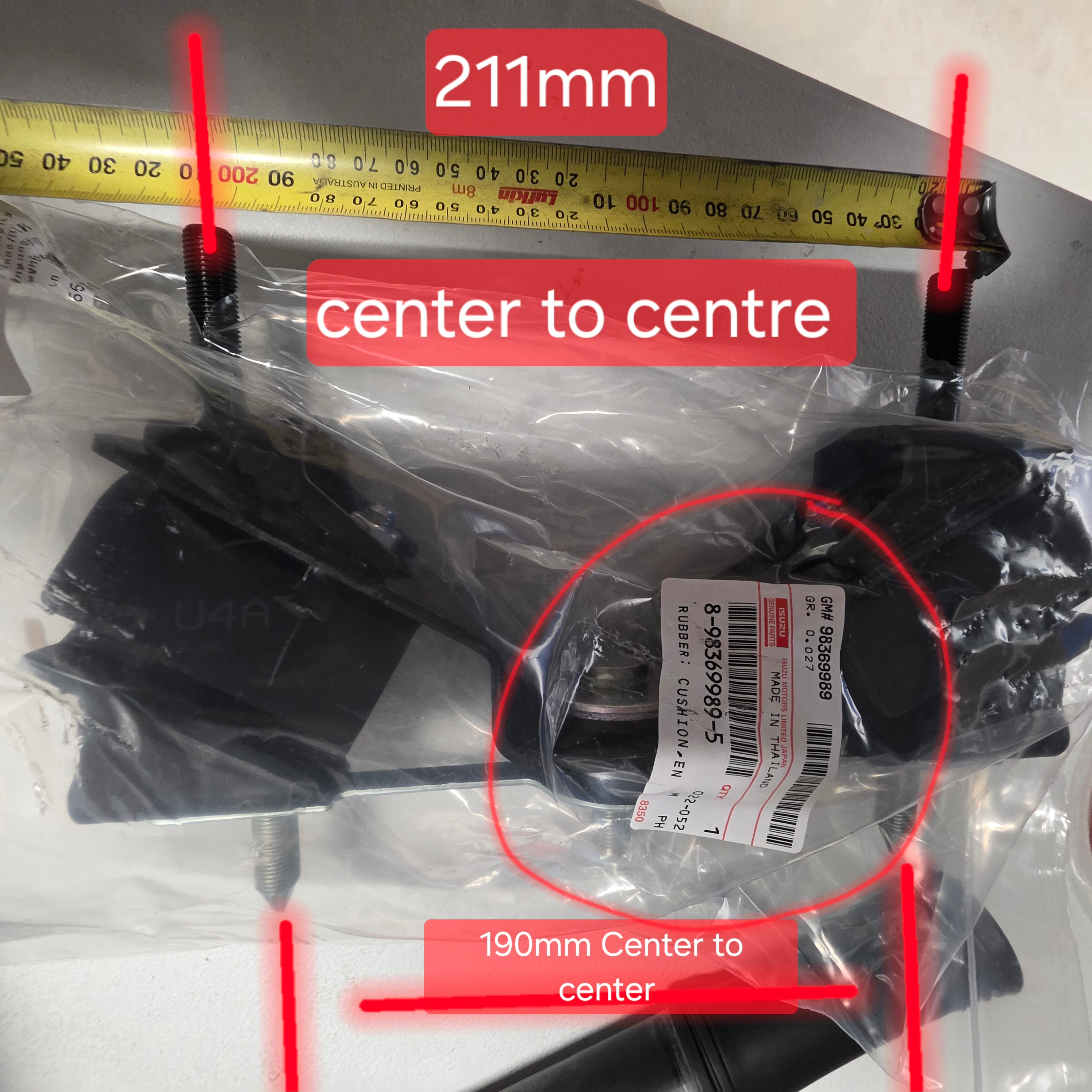 4JJ3 AUTOMATIC TRANSMISSION MOUNT