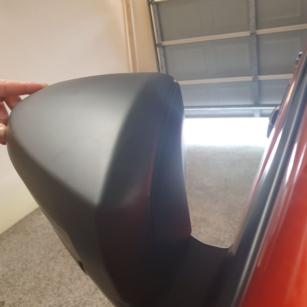 HALF MIRROR COVERS to suit 2021-2026 Isuzu D-Max, Isuzu Mu-X & Mazda BT-50