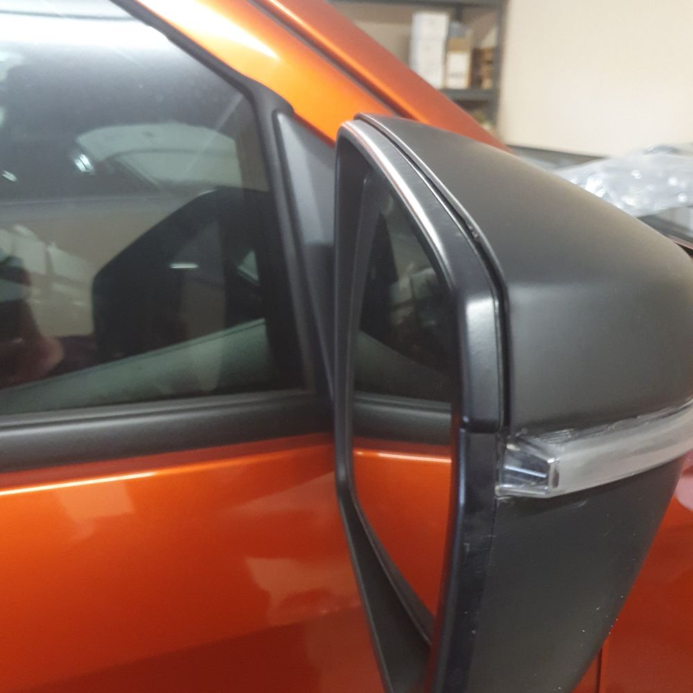 HALF MIRROR COVERS to suit 2021-2026 Isuzu D-Max, Isuzu Mu-X & Mazda BT-50