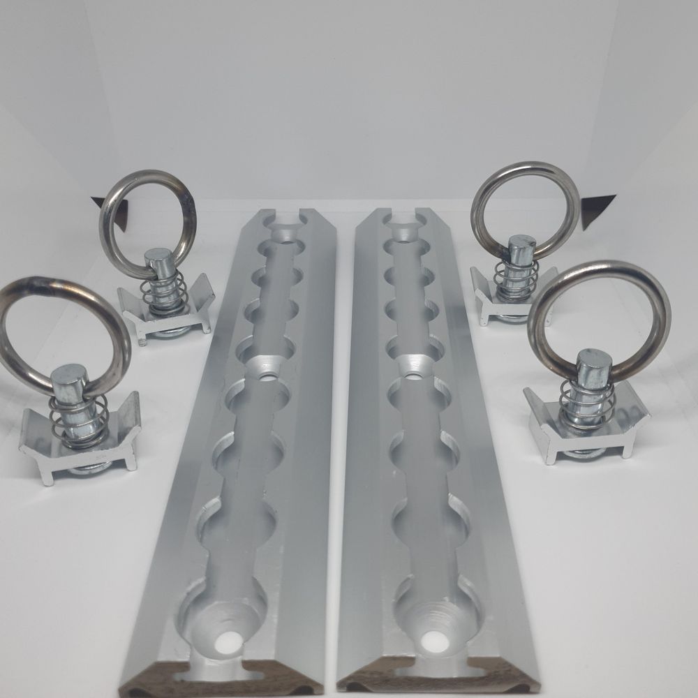 Aluminium Anchor Tracks & Tie Down Rings