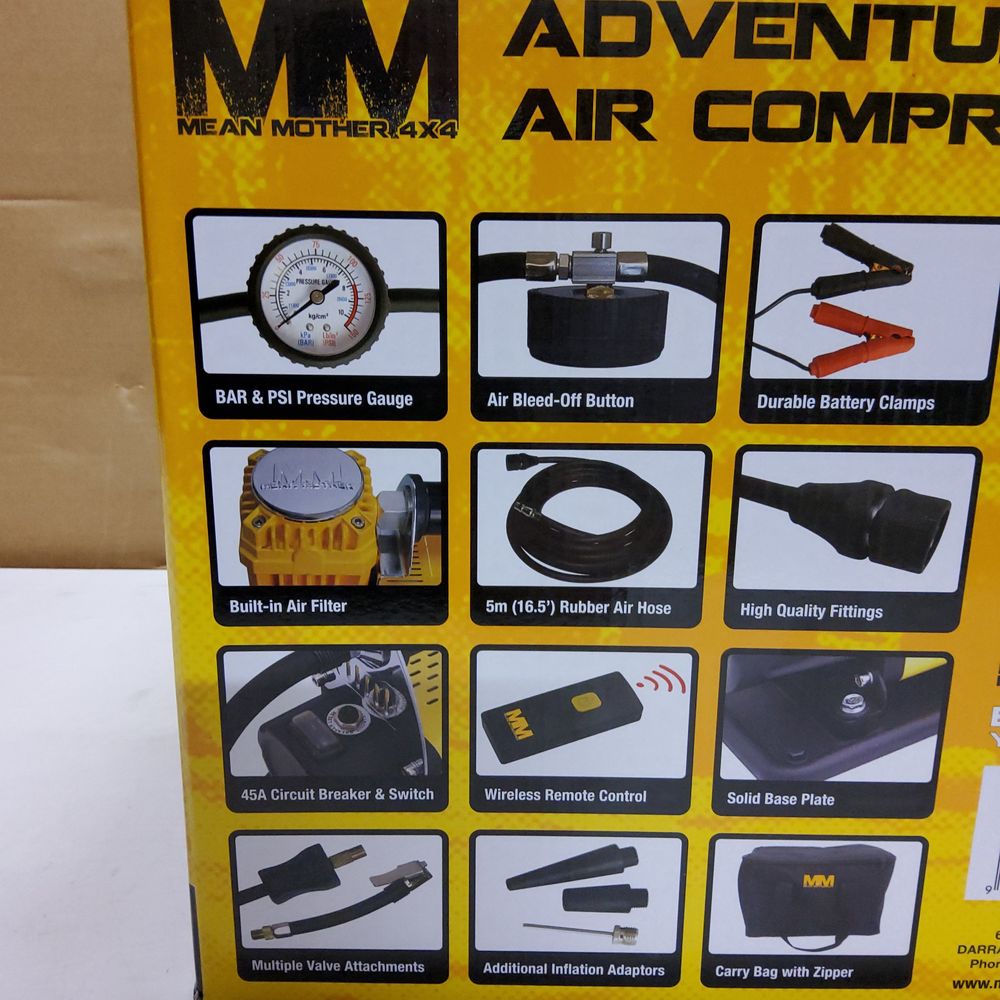 MEAN MOTHER ADVENTURER 4 HEAVY DUTY 12V AIR COMPRESSOR (H)