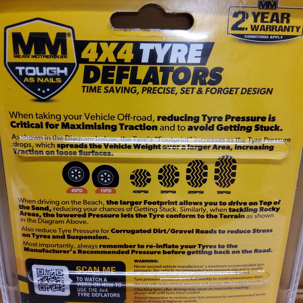 MEAN MOTHER 4X4 TYRE DEFLATORS (H)