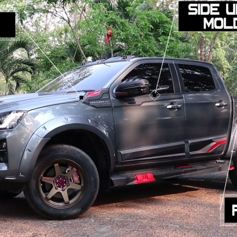 FUEL DOOR COVER to suit 2021-2025 Isuzu D-Max